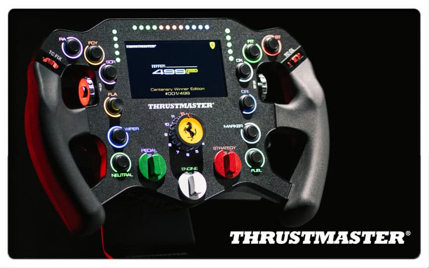 Thrustmaster Ferrari 499P Centenary Winner Edition Wheel Revealed
